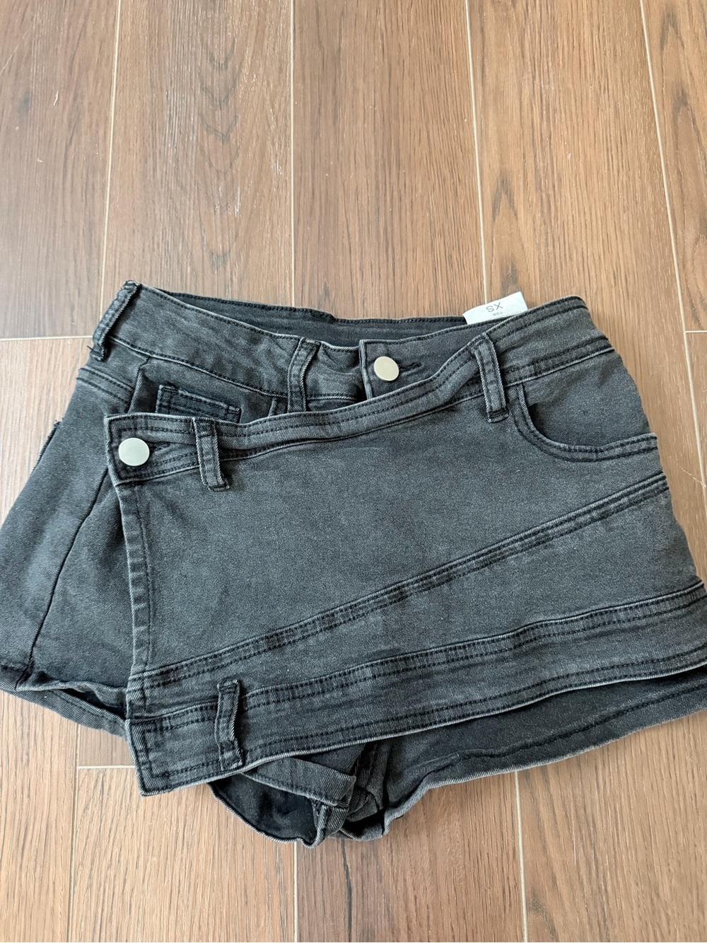 Black Women’s Denim Shorts Skort